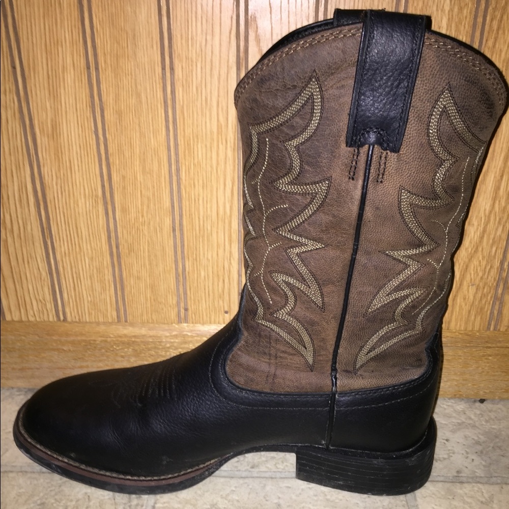 Cowboy boots.